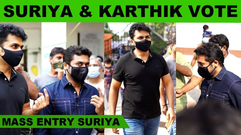 suriya vote tn local body election 2022