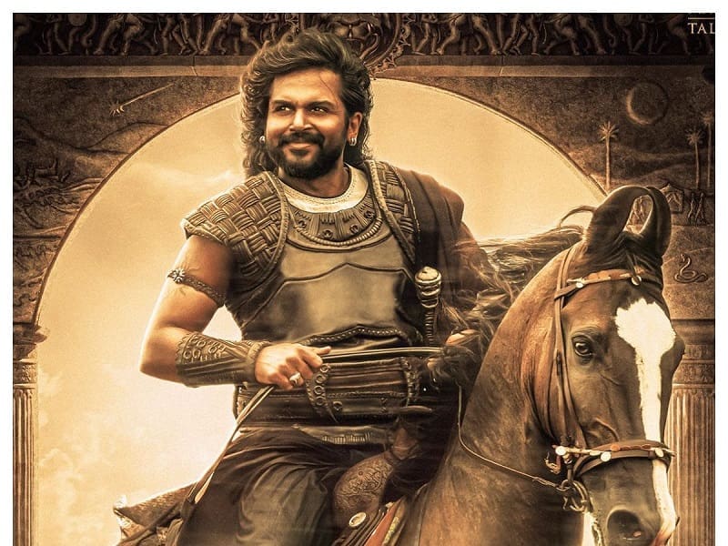 actor karthi post to ps1 movie vanthiyaDevan character