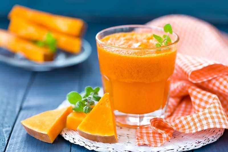Pumpkin juice helps in weight loss
