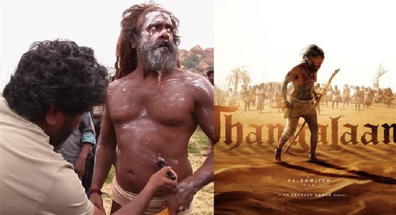 actor chiyaan vikram bts video viral