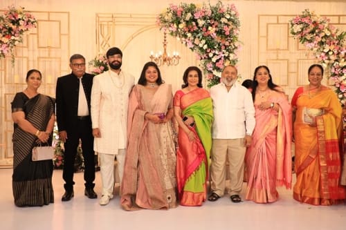 Producer-Ravi-Kottarakara-Daughter-Nimisha-Wedding-Reception-13