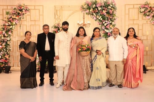 Producer-Ravi-Kottarakara-Daughter-Nimisha-Wedding-Reception-15