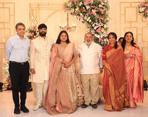 Producer-Ravi-Kottarakara-Daughter-Nimisha-Wedding-Reception-18
