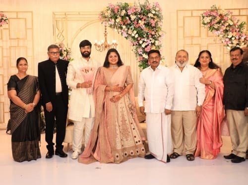 Producer-Ravi-Kottarakara-Daughter-Nimisha-Wedding-Reception-24