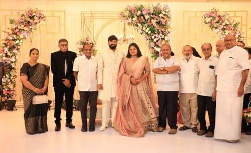 Producer-Ravi-Kottarakara-Daughter-Nimisha-Wedding-Reception-4