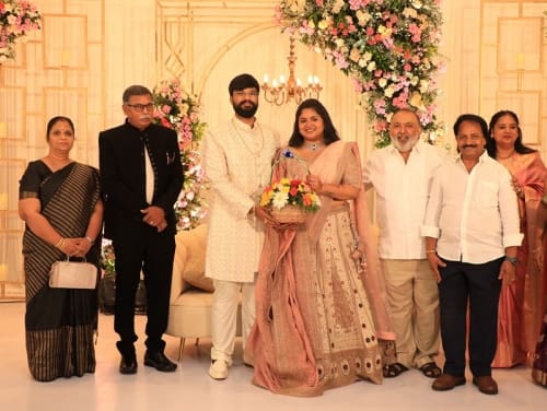 Producer-Ravi-Kottarakara-Daughter-Nimisha-Wedding-Reception-5