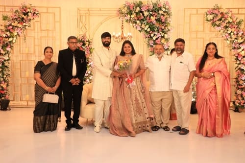 Producer-Ravi-Kottarakara-Daughter-Nimisha-Wedding-Reception-6