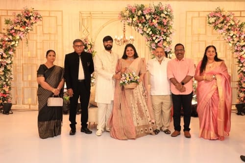 Producer-Ravi-Kottarakara-Daughter-Nimisha-Wedding-Reception-7