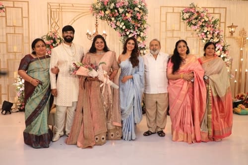 Producer-Ravi-Kottarakara-Daughter-Nimisha-Wedding-Reception-74