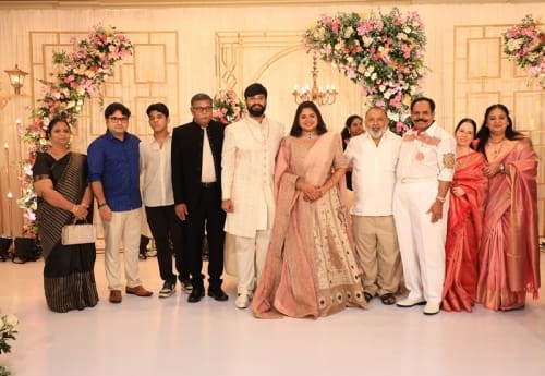 Producer-Ravi-Kottarakara-Daughter-Nimisha-Wedding-Reception-8