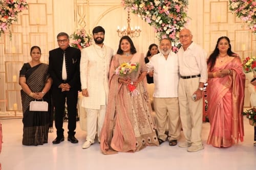 Producer-Ravi-Kottarakara-Daughter-Nimisha-Wedding-Reception-9